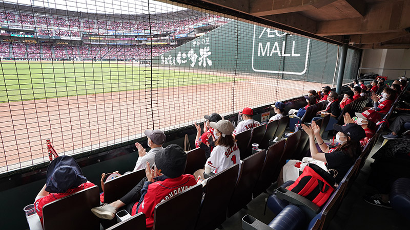 7月7日 カープ マツダスタジアム 外野指定席 2枚